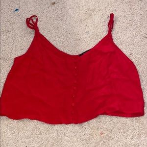 forever 21 flowy crop top